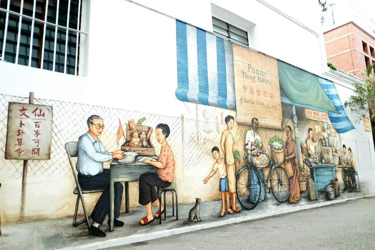 Nghệ thuật đường phố tại Tiong Bahru
