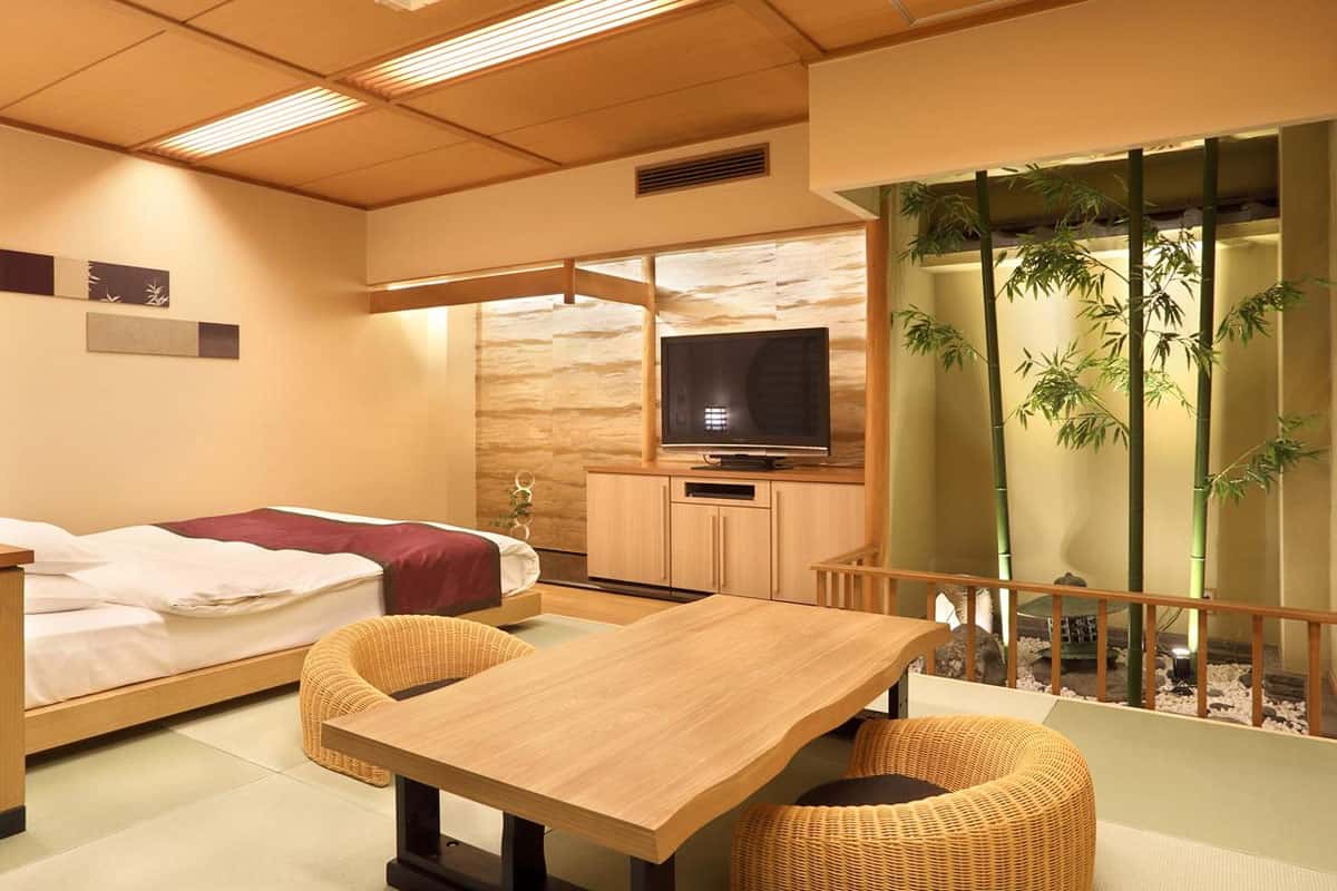 Phòng khách sạn tại Ryokan Takemine