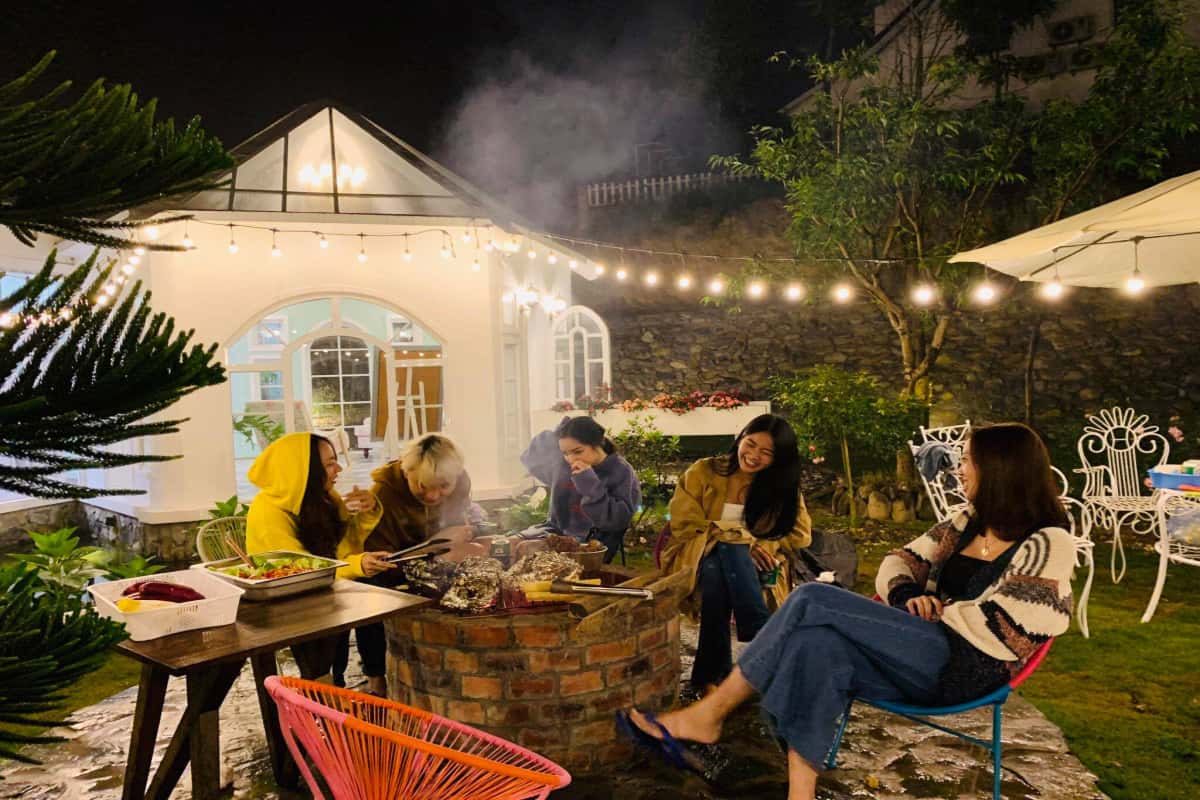 hoat dong tai anne fleur villa homestay hoa binh