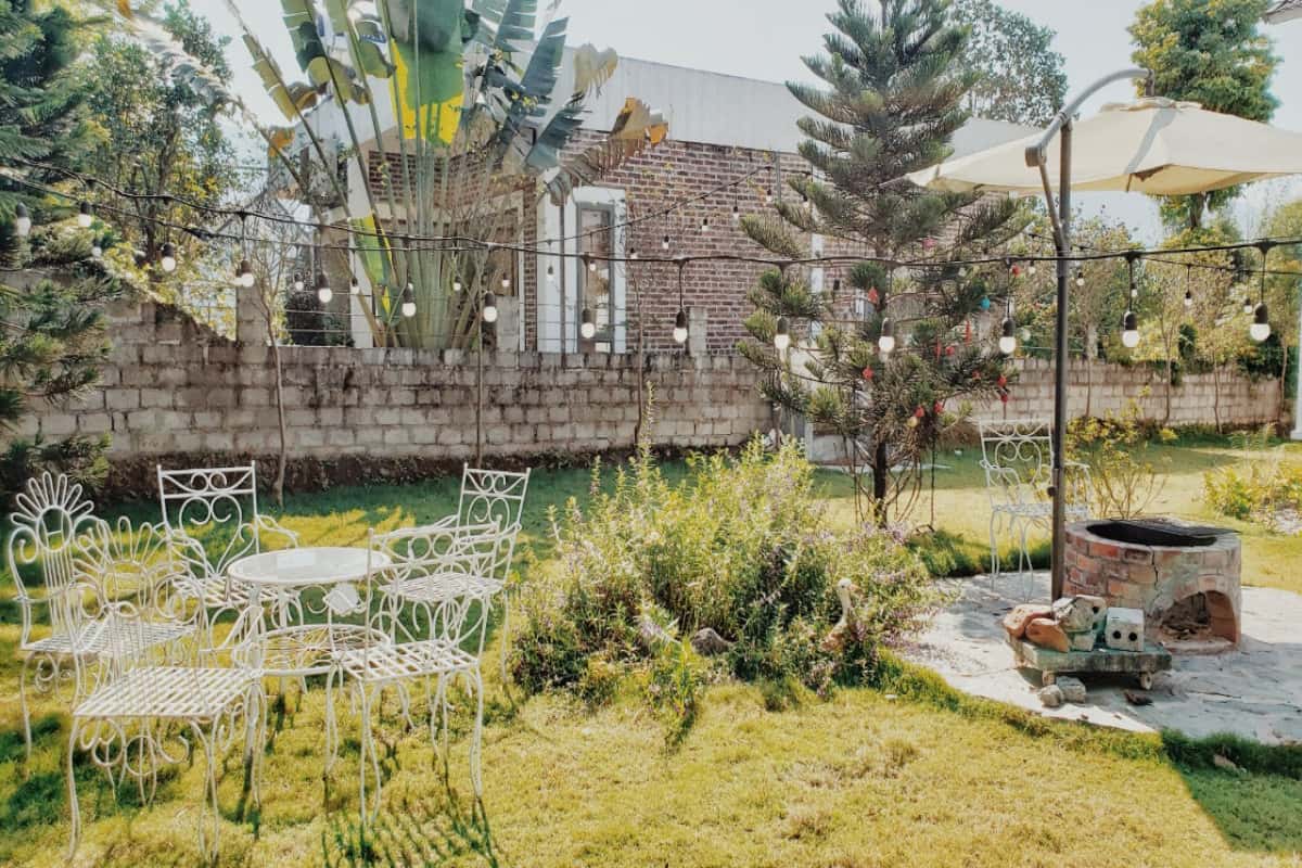 khong gian anne fleur villa homestay hoa binh