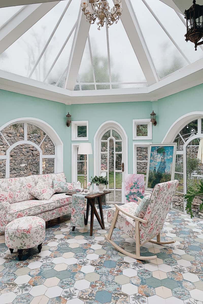 phong khach anne fleur villa homestay hoa binh