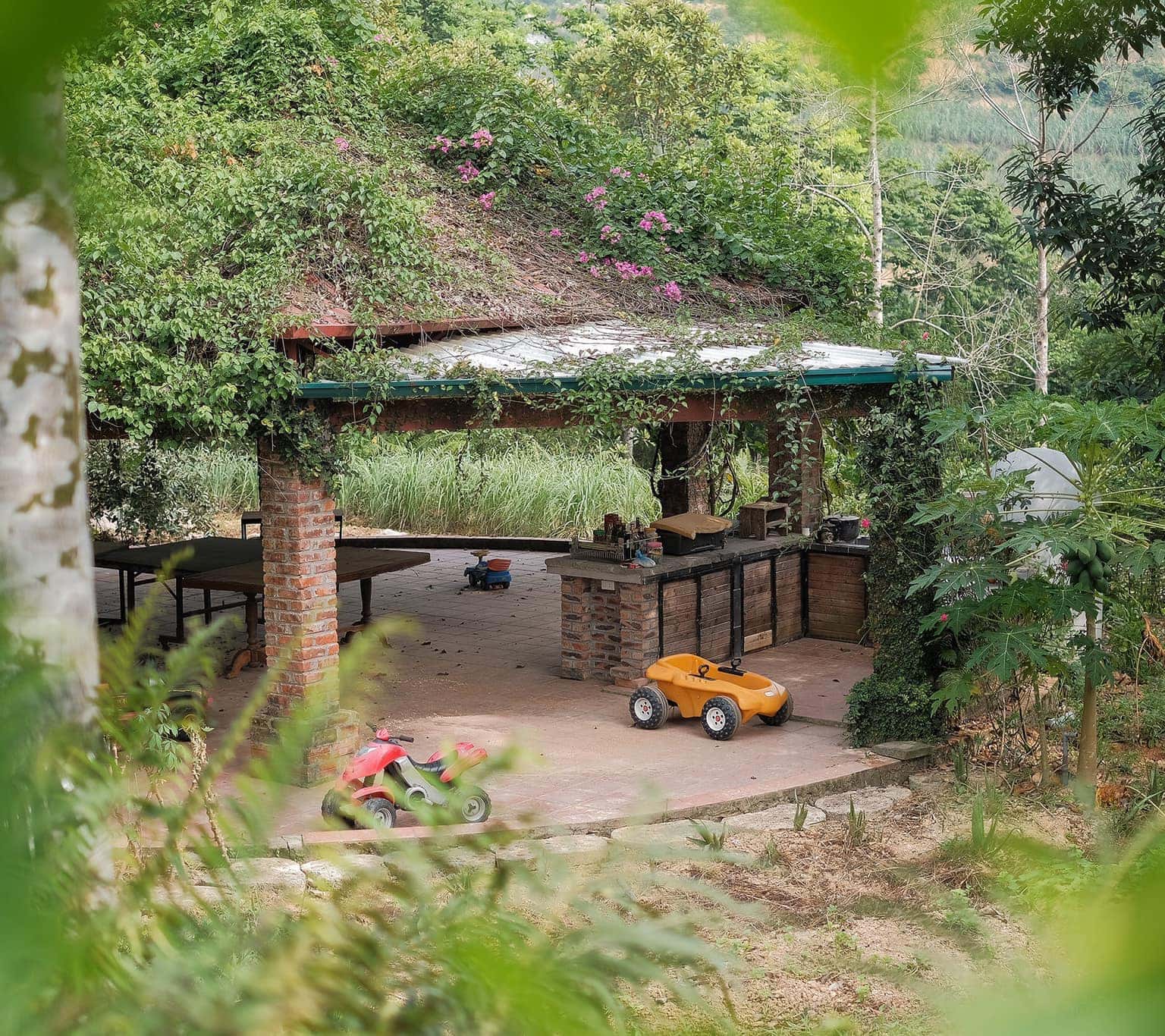 khong gian farmstay b e e vuon co thom homestay hoa binh