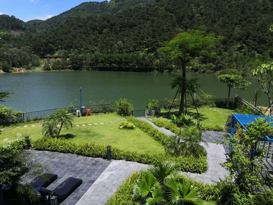 Island House - Biệt thự đảo xanh bên hồ Đồng Đò