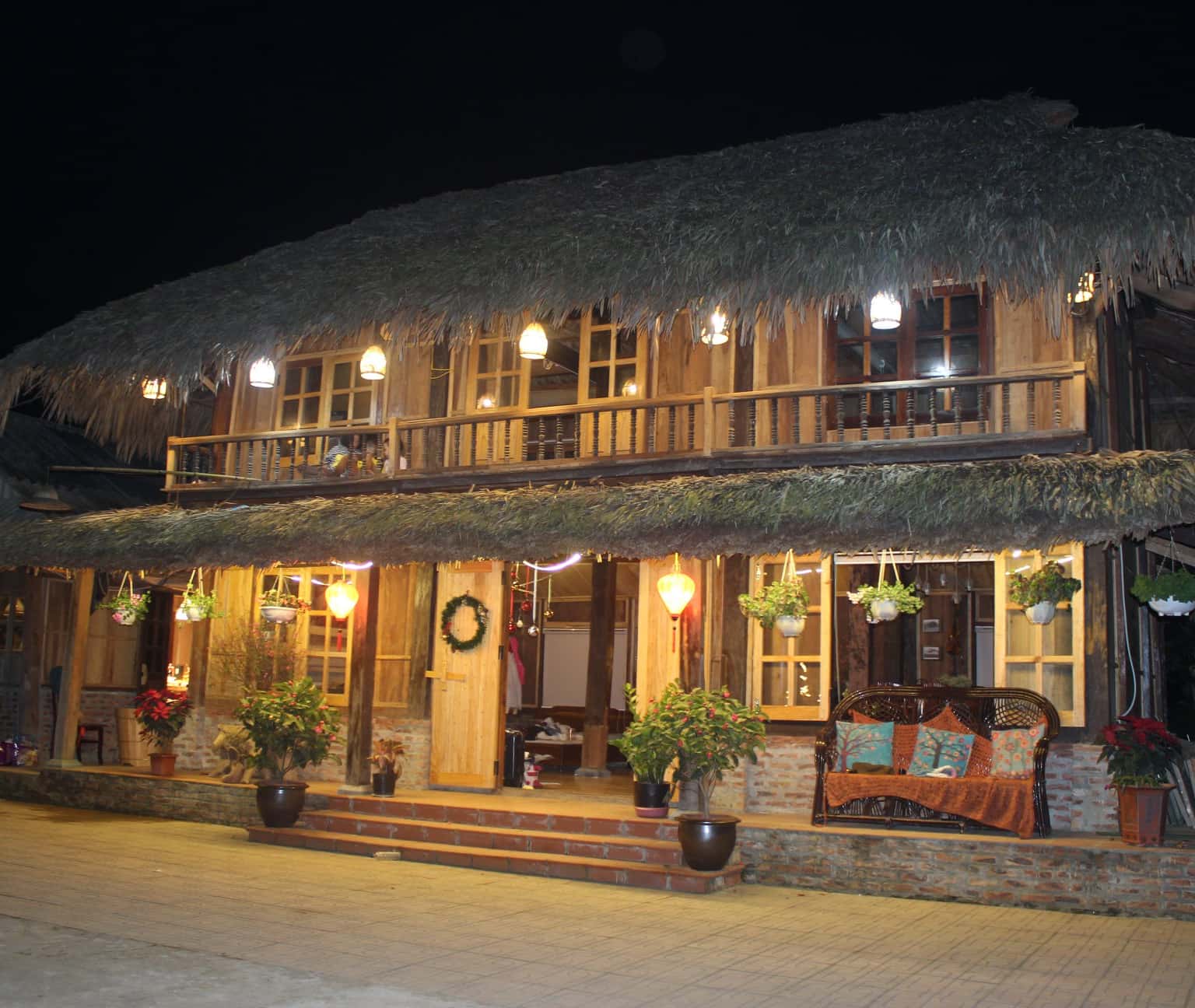 khong gian thung rech house homestay hoa binh