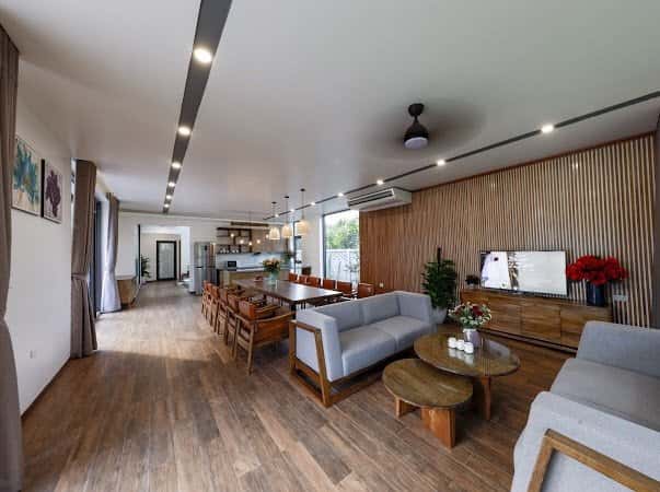 khong gian trong nha gem villa homestay son tay ha noi 