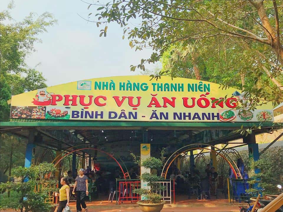 nha hang khu du lich ao vua ba vi