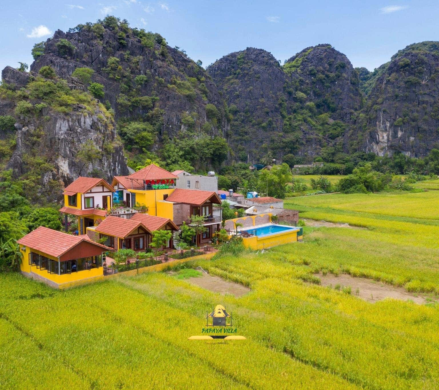 Tam Cốc Papaya Villa - Nơi hòa quyện núi non hữu tình tuyệt đẹp