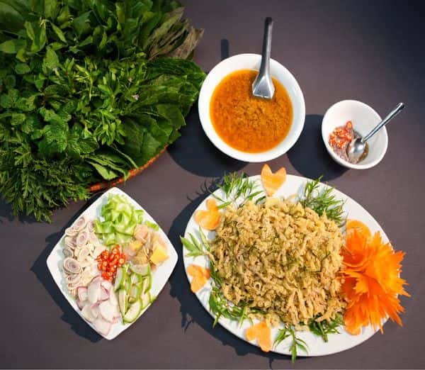goi ca nhech dac san ninh binh