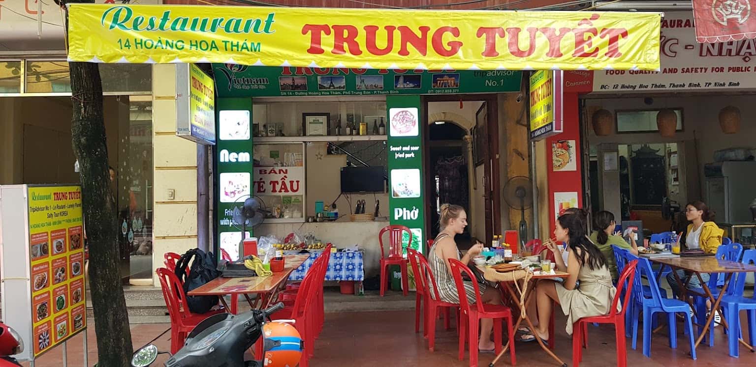 nha hang restaurant trung tuyet ninh binh