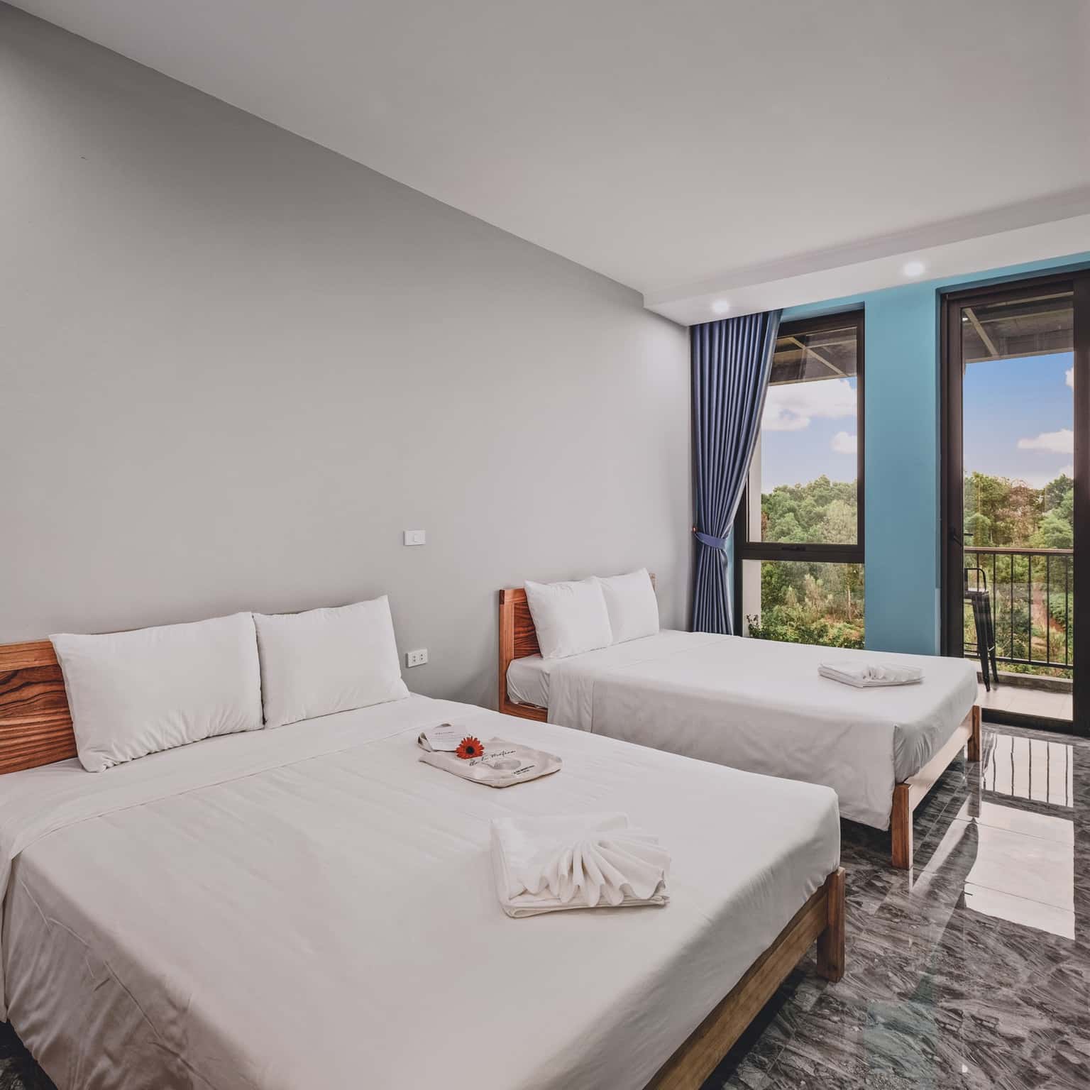 phong ngu flamenco villa de montana homestay ba vi ha noi 