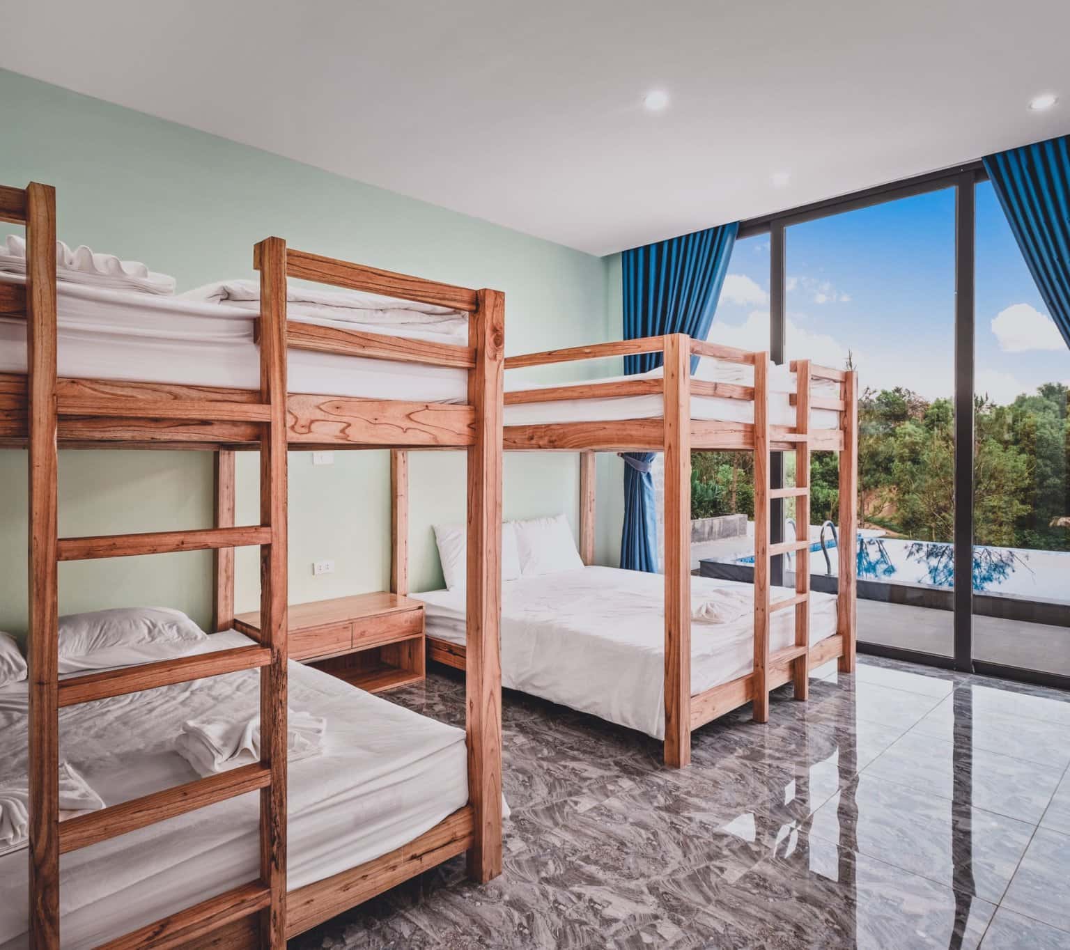 phong ngu flamenco villa de montana homestay ba vi ha noi 