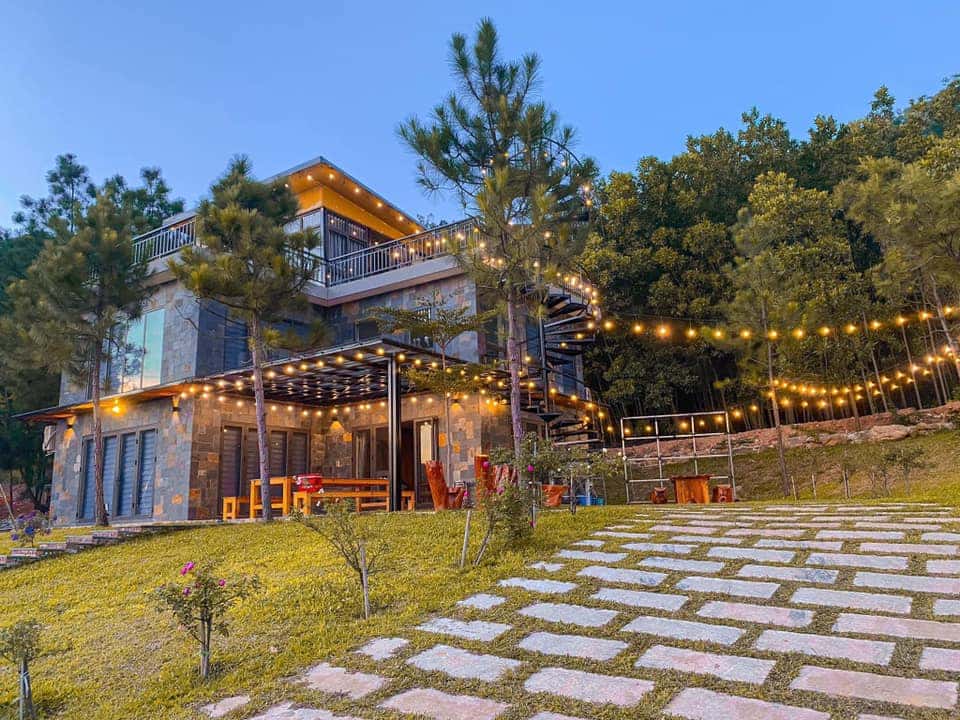 khuon vien pine garden homestay soc son ha noi 