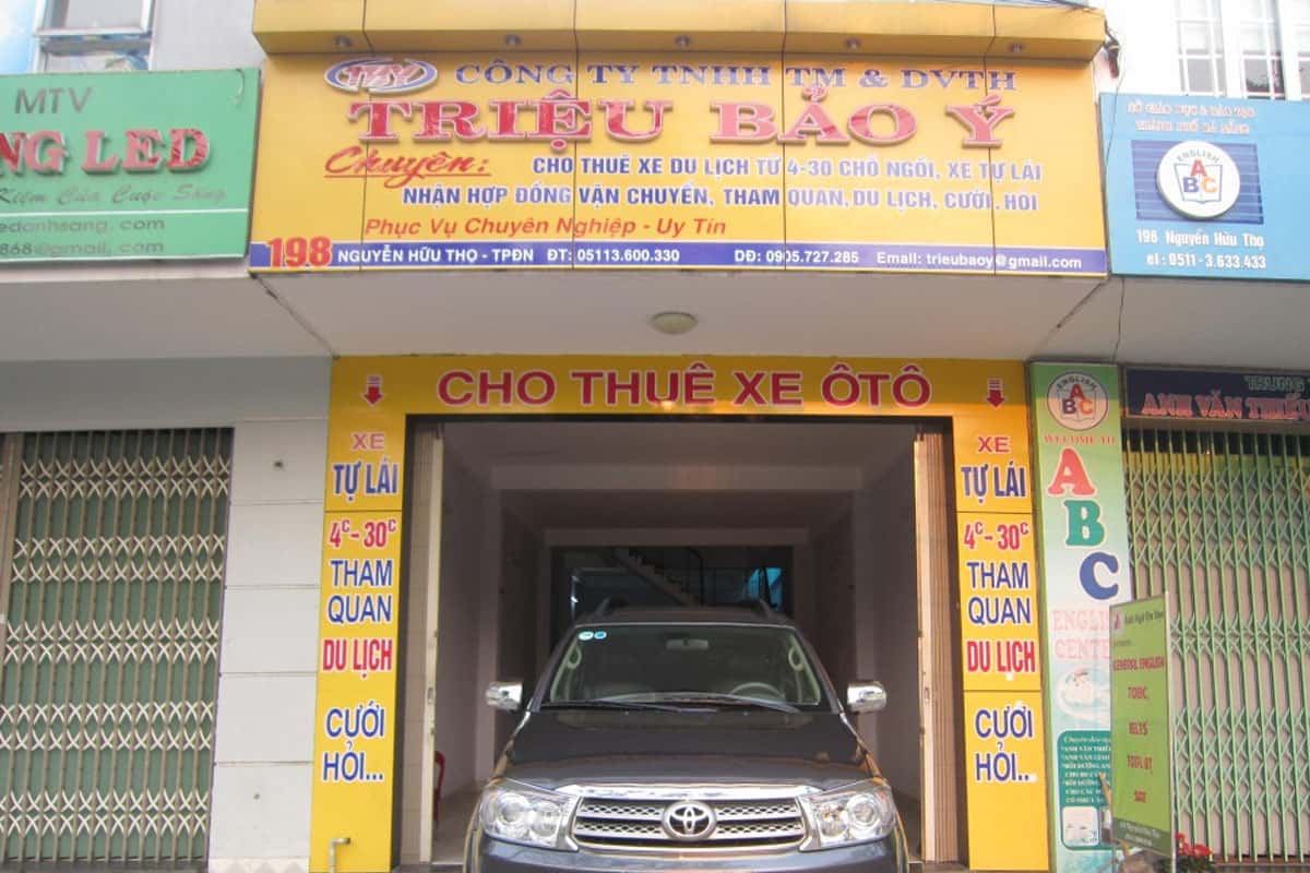 dia diem cho thue xe oto da nang 