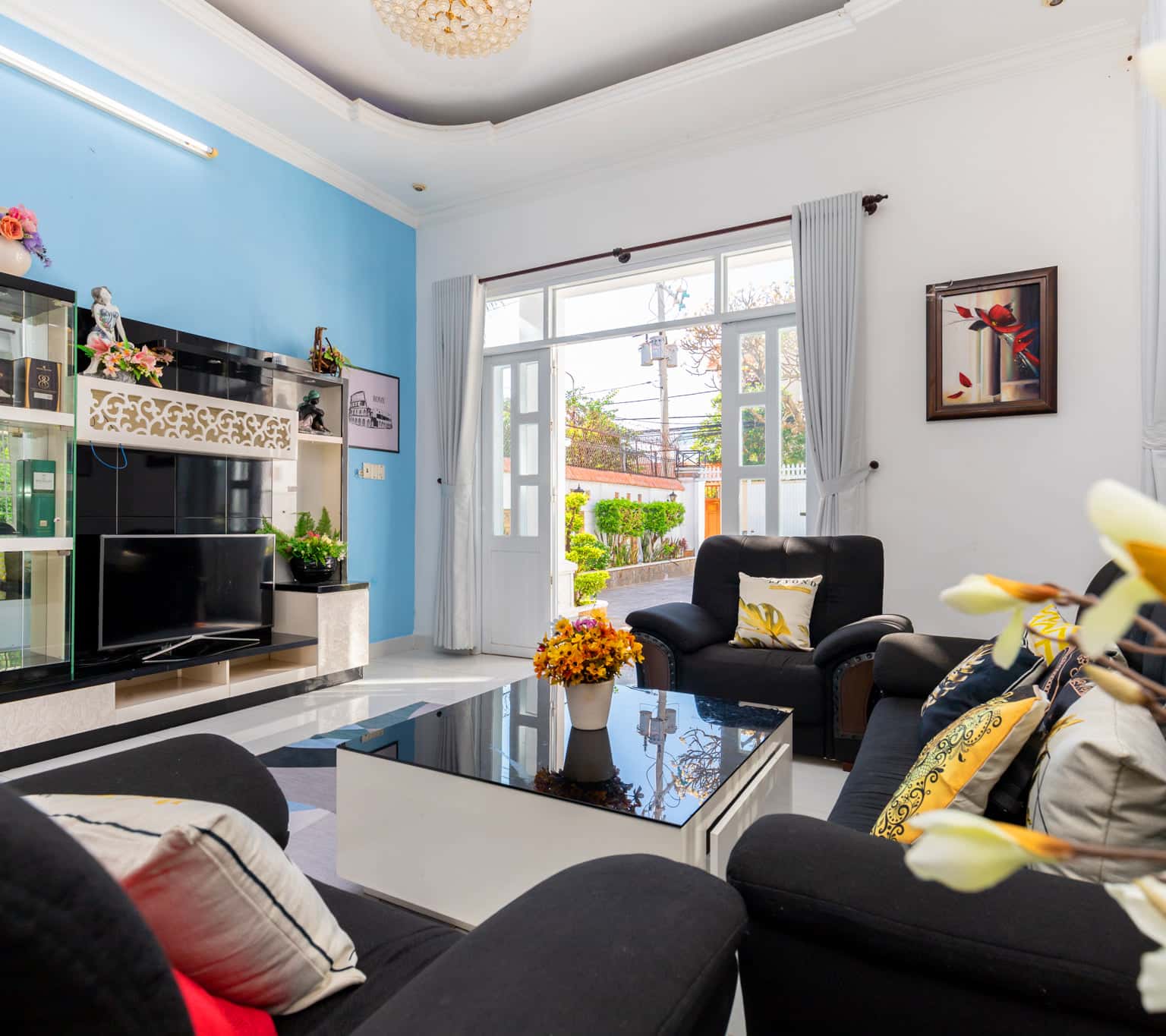 phong khach palm 2 villa vung tau