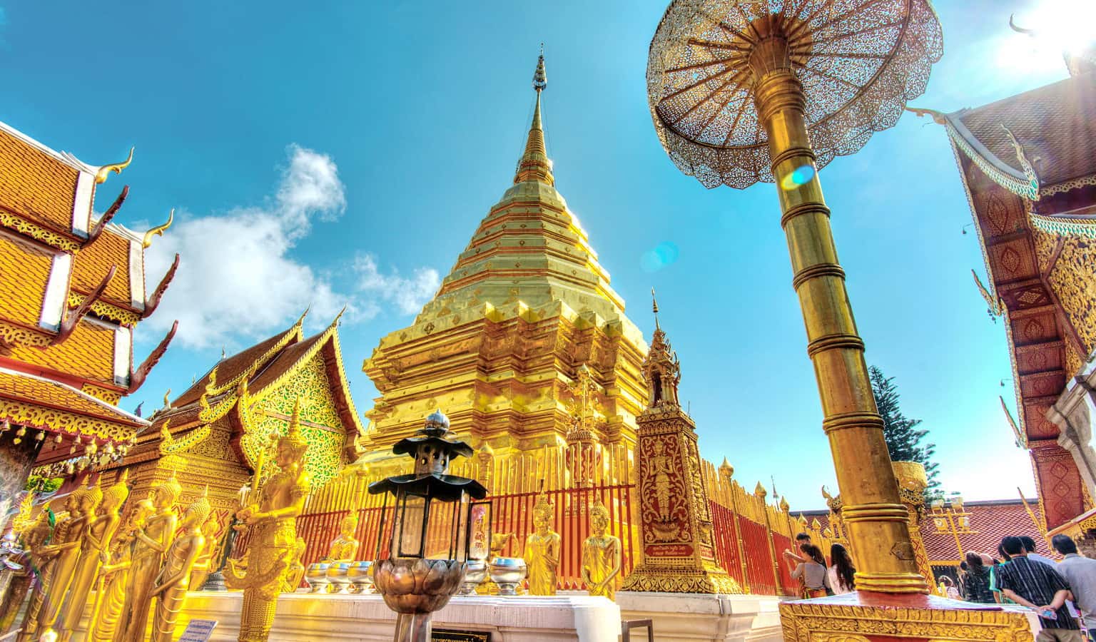 justfly chua phrathat doi suthep chiangmai thailand