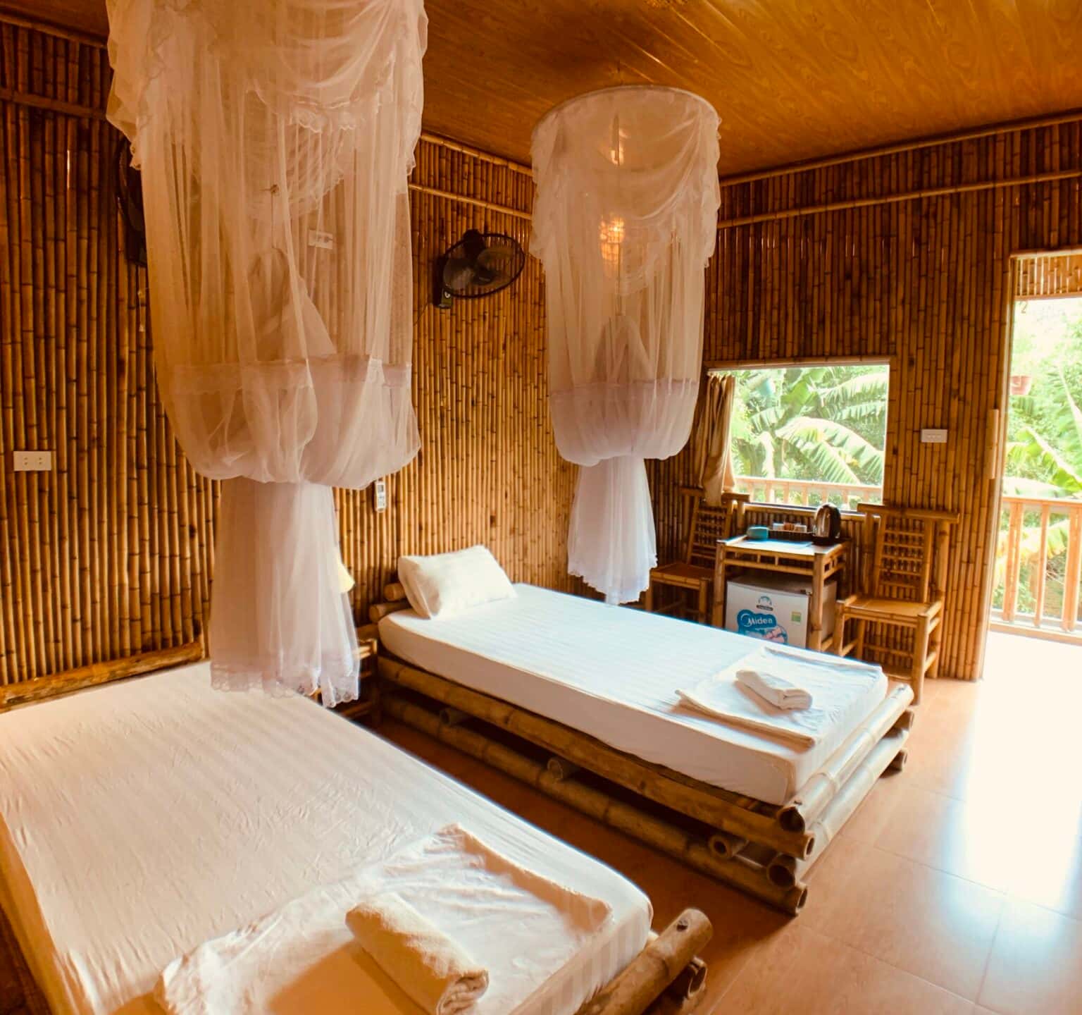 justfly twin room ham rong homestay ninh binh  