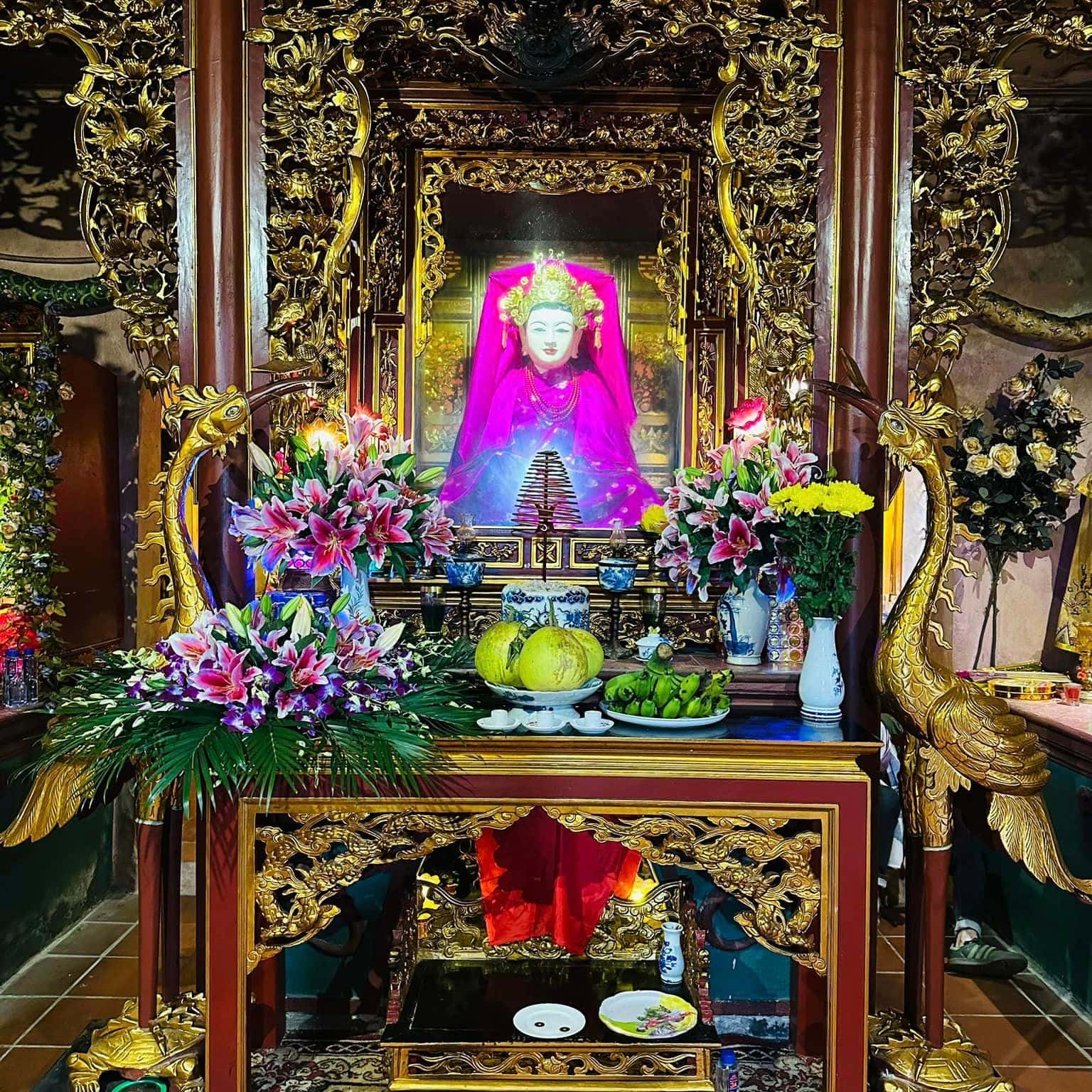 den ba chua thuong ngan tam dao vinh phuc 