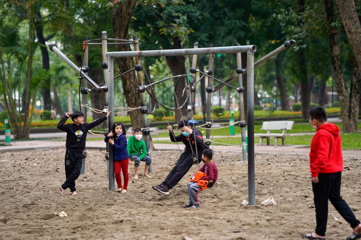 cong vien thong nhat ha noi 
