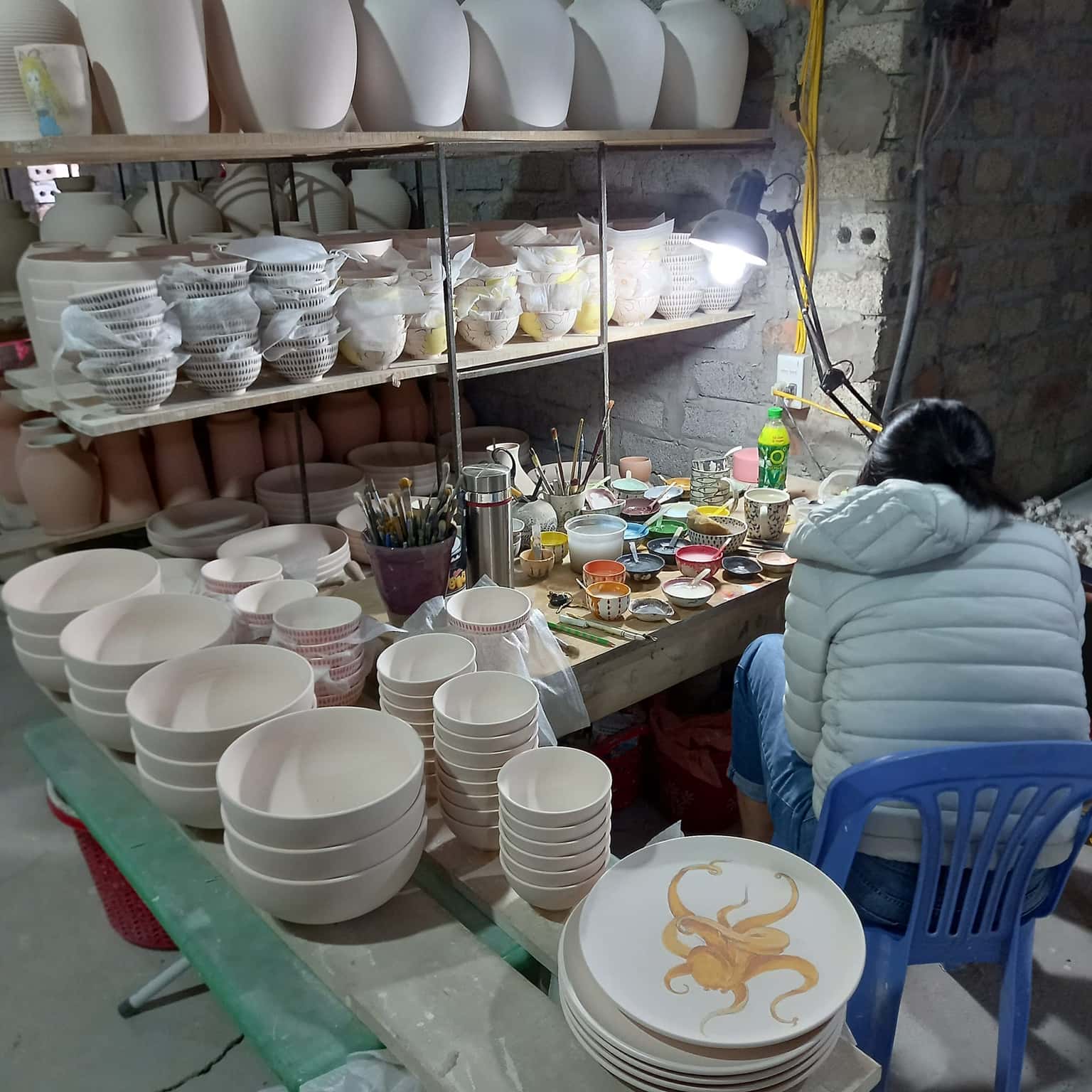 bat trang pottery class in old quarter hanoi