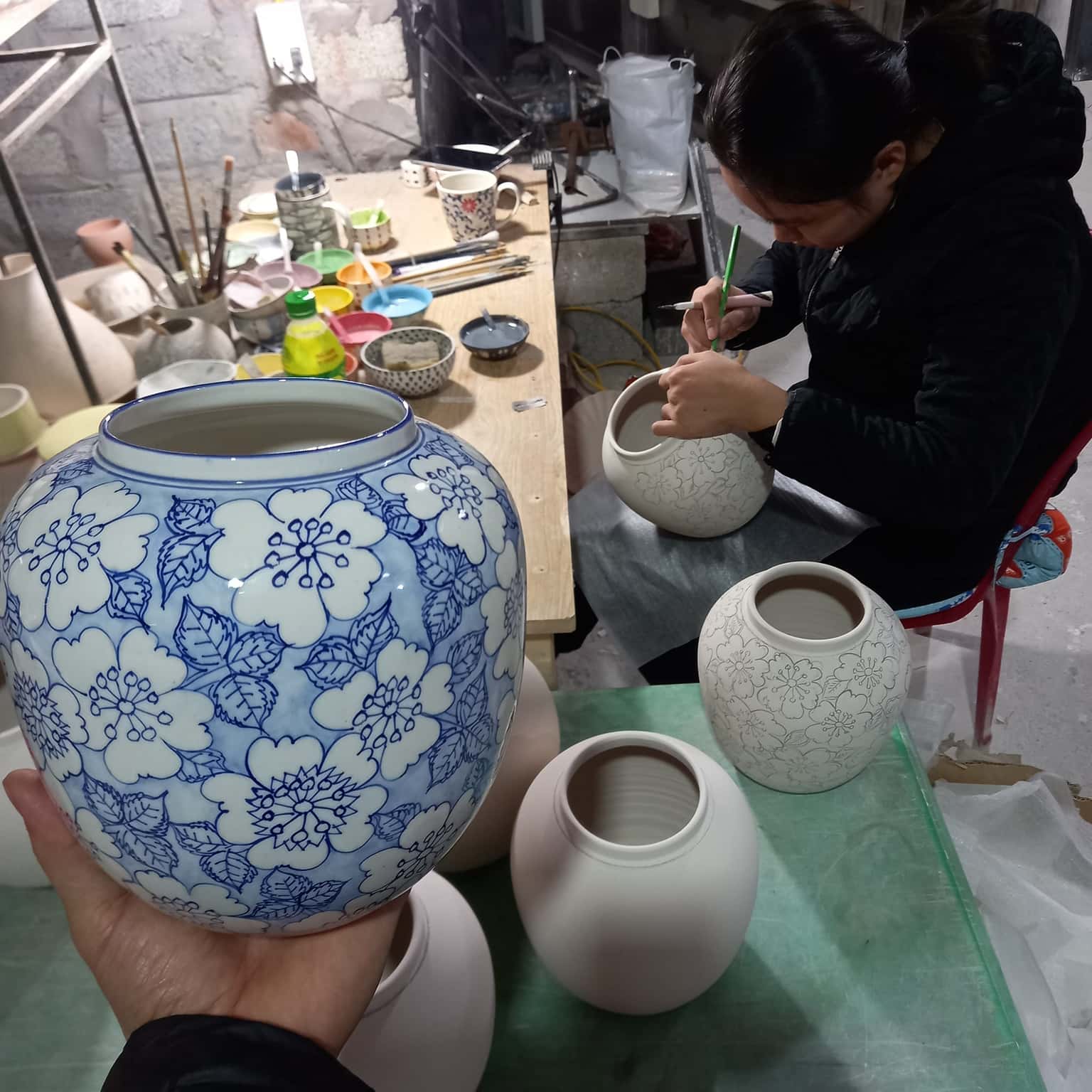 bat trang pottery class in old quarter hanoi