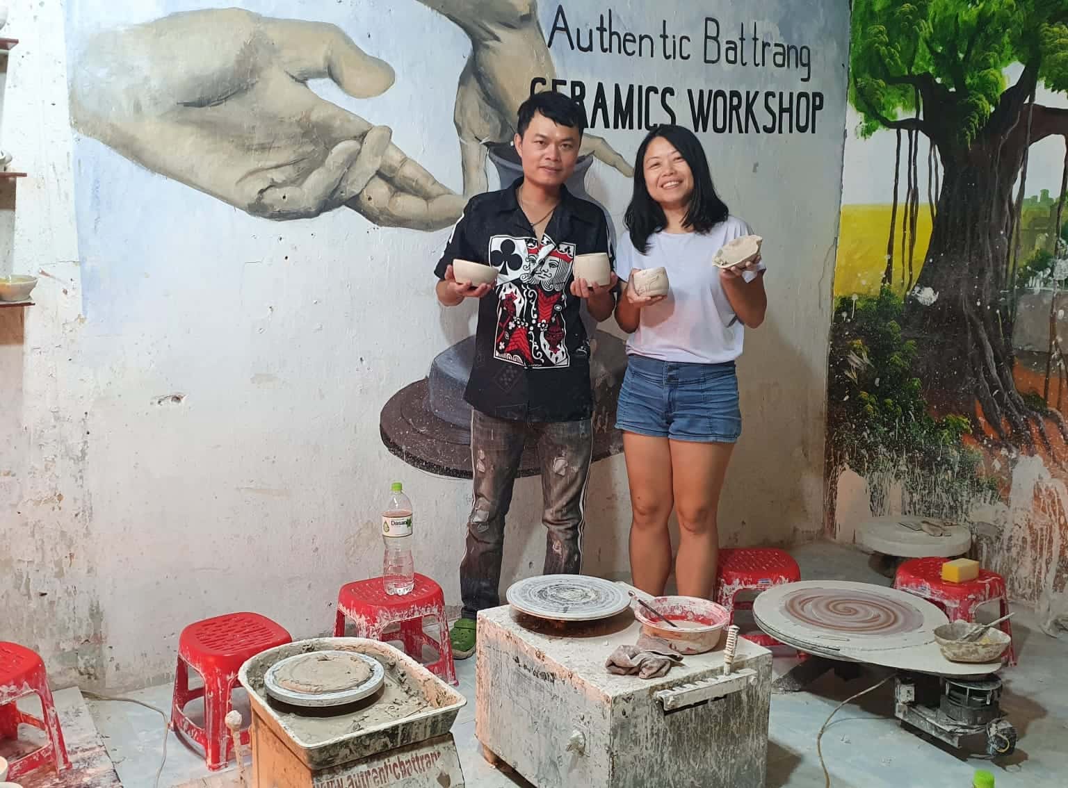 bat trang pottery class in old quarter hanoi
