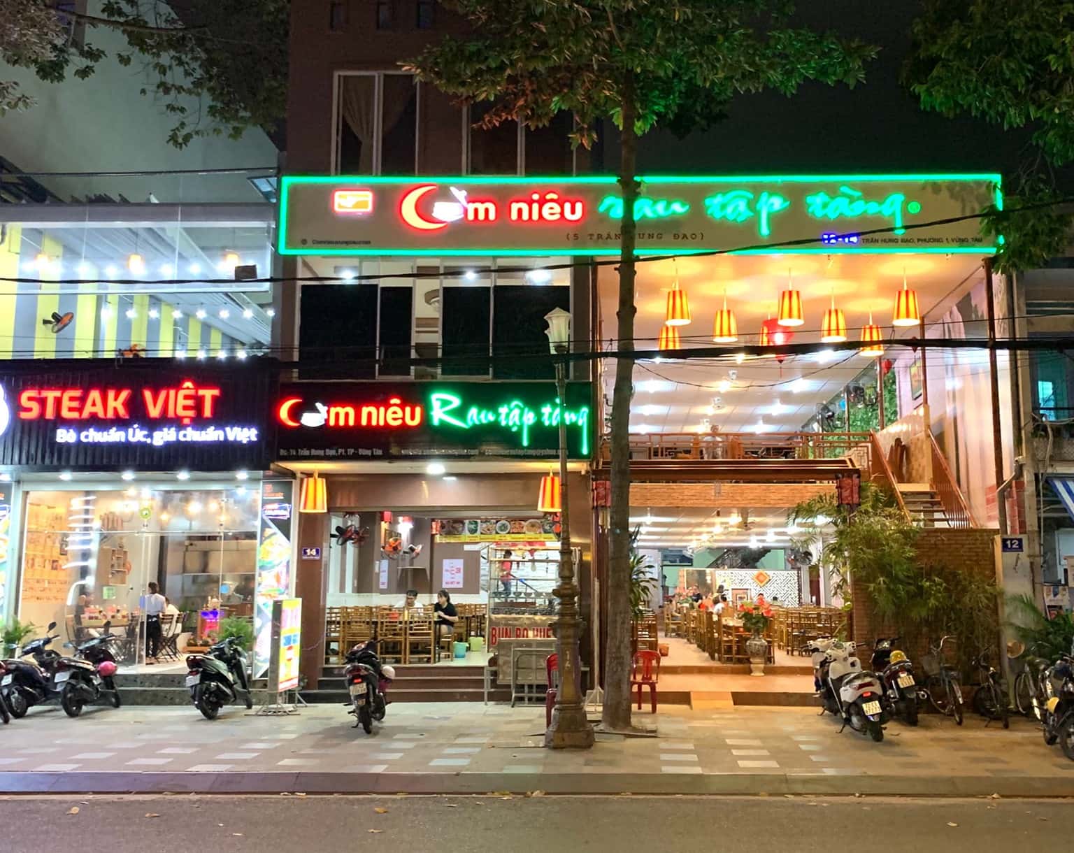 com nieu rau tap tang vung tạu 