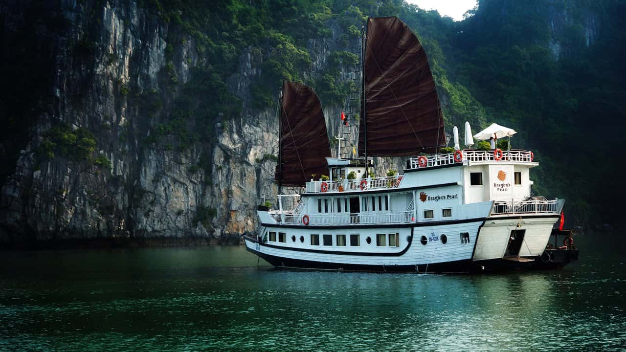 dragon pearl junk indochina junk cruise ha long bay