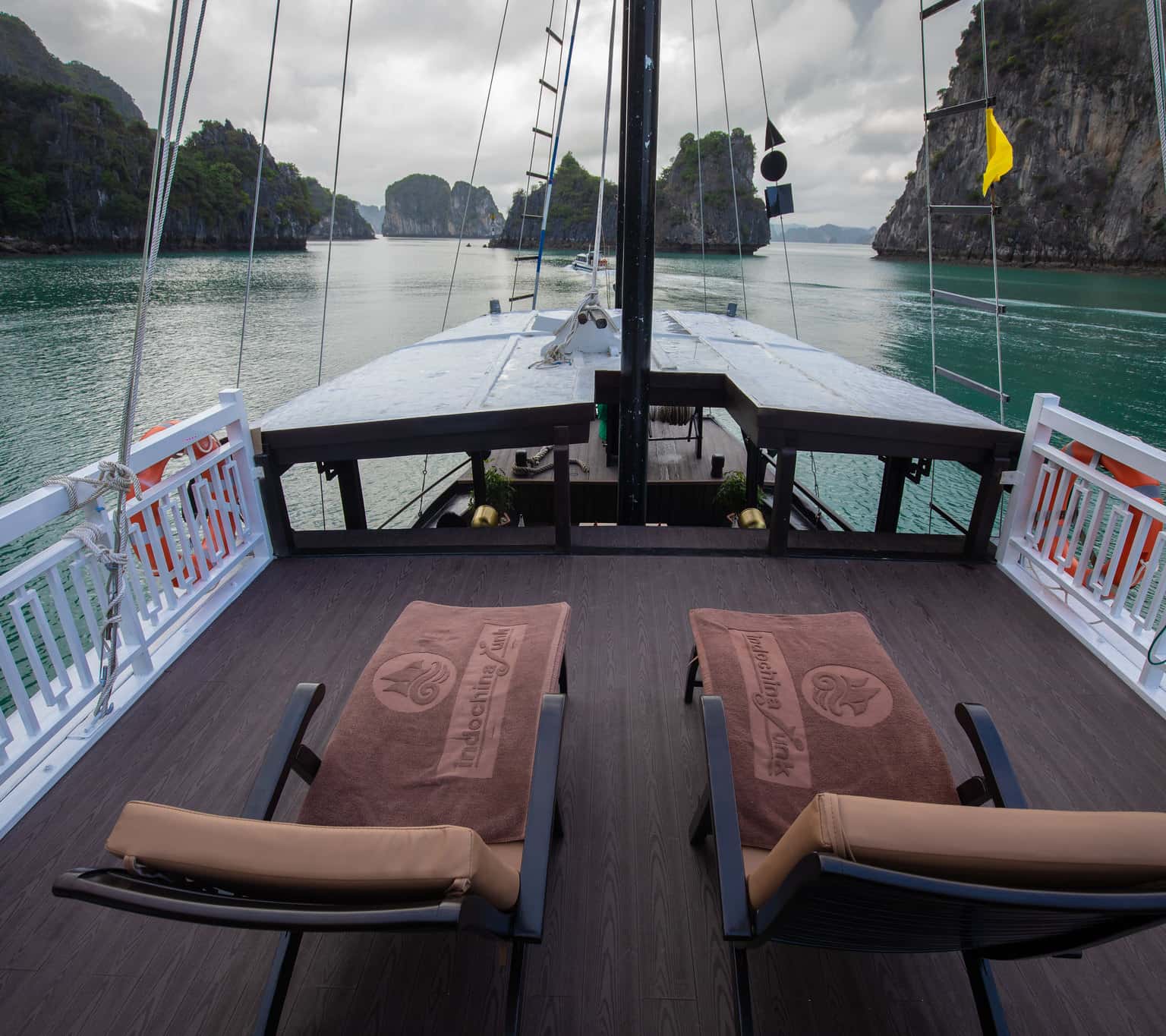 l'amour junk private charter indochina junk cruise ha long bay