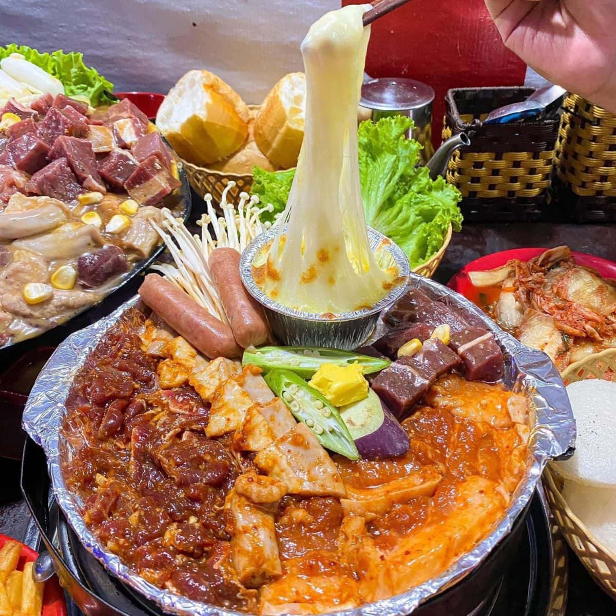 mom buk buffet lau nuong chao gang ha long