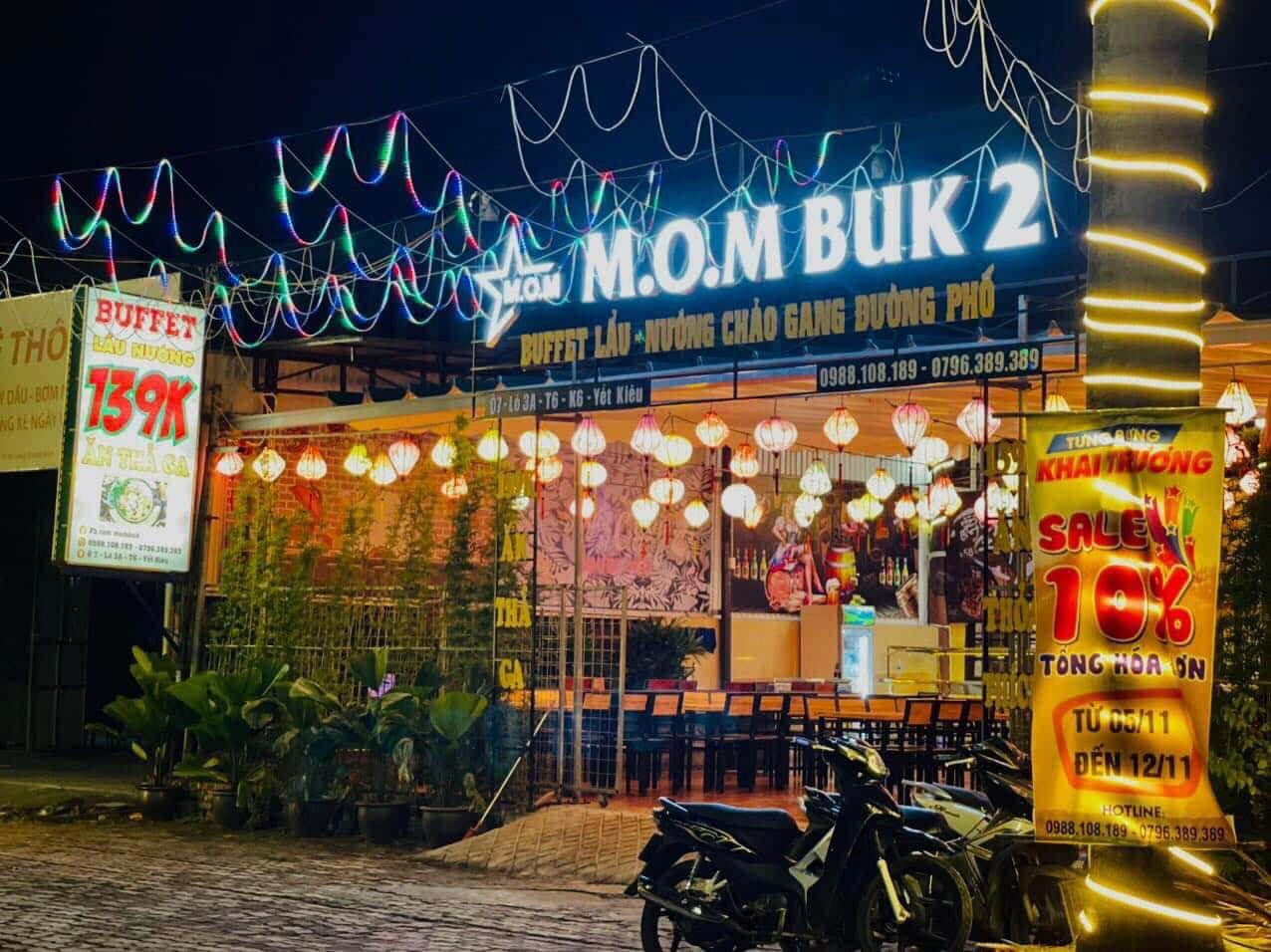 mom buk buffet lau nuong chao gang ha long