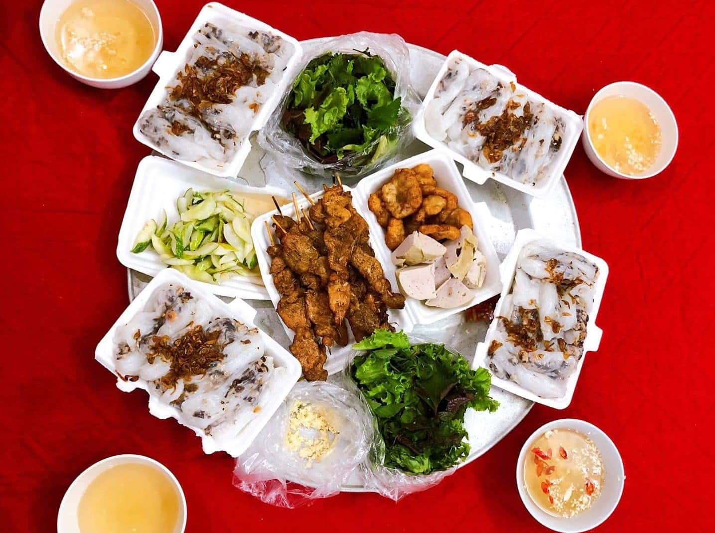 bun cuon cha muc ba yen ha long