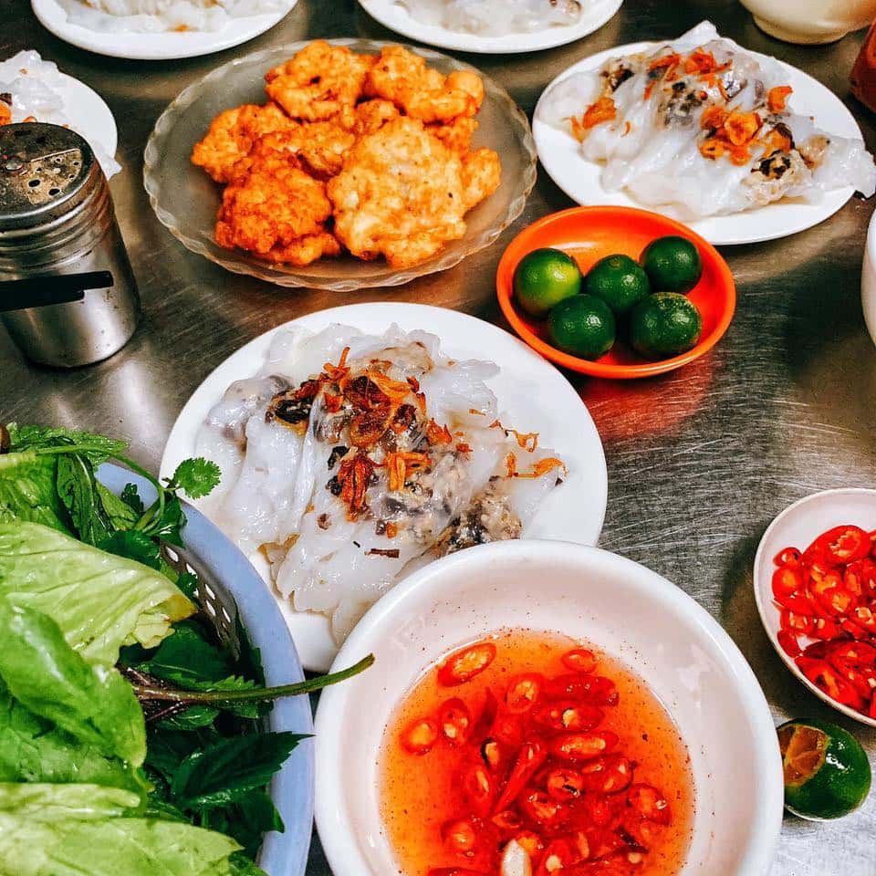 banh cuon cha muc goc bang ha long
