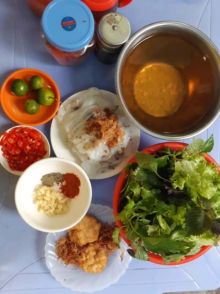 banh cuon cha muc goc bang ha long