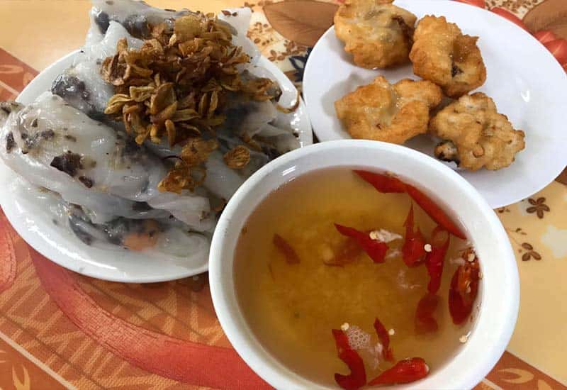 banh cuon cha muc ba yen ha long