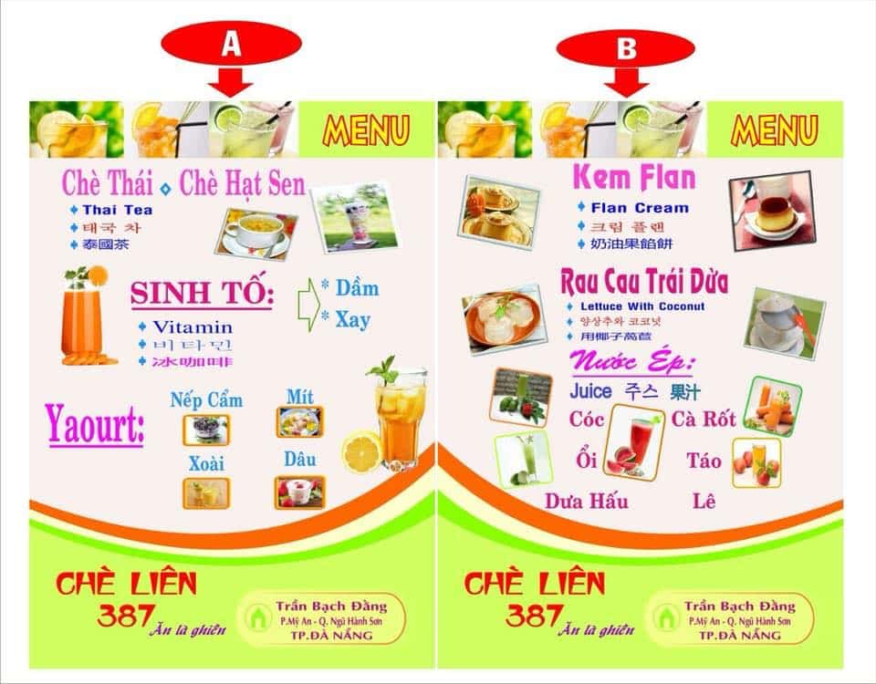 quan che lien 387 da nang
