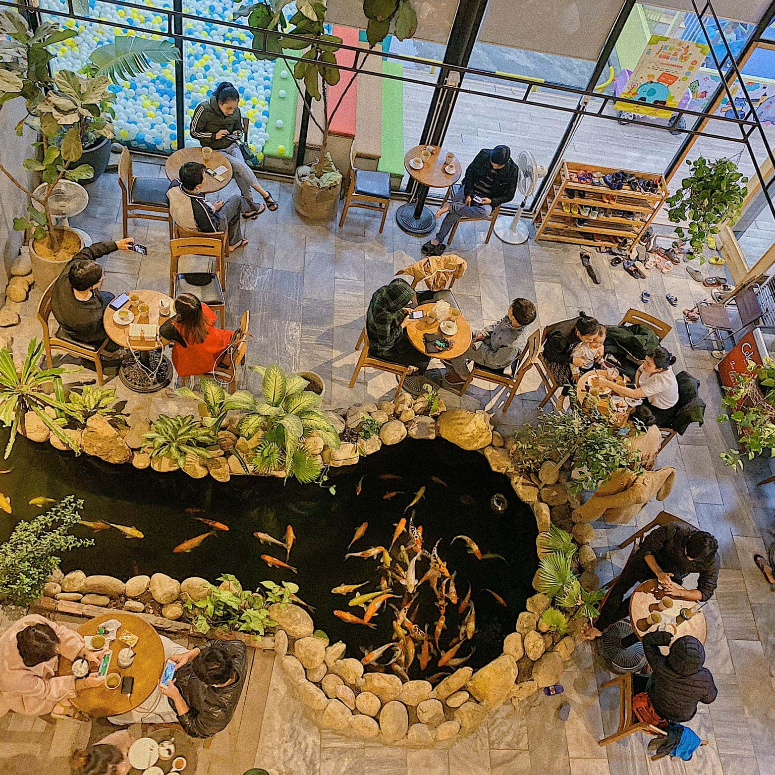 quan androii coffee garden da nang