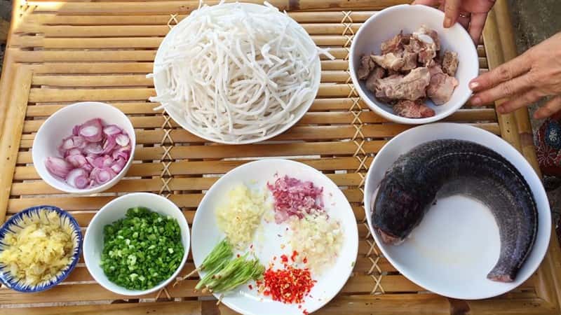 nguyen lieu lam banh canh ruong da nang