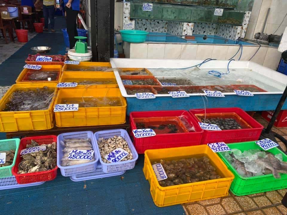 quan hai san thanh suong 2 nha trang