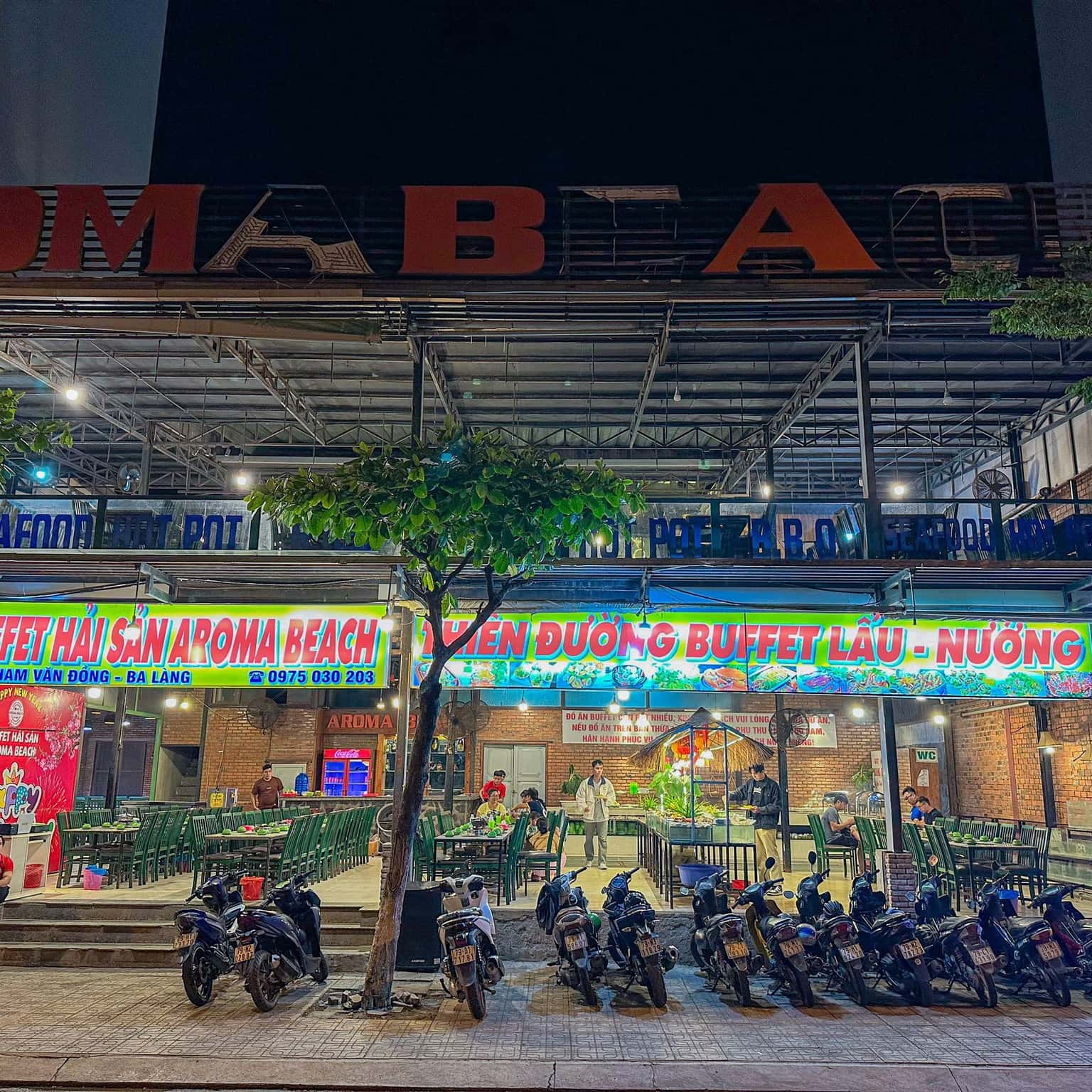 buffet hai san aroma beach nha trang 