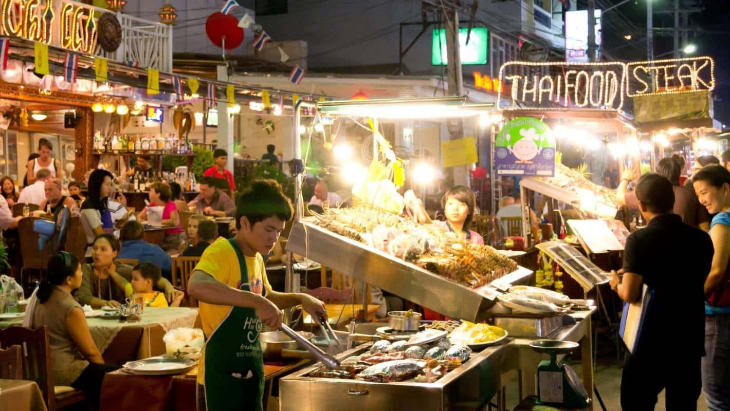 street food thai lan