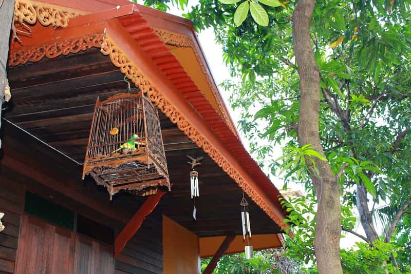 fahsai homestay wooden house thailand