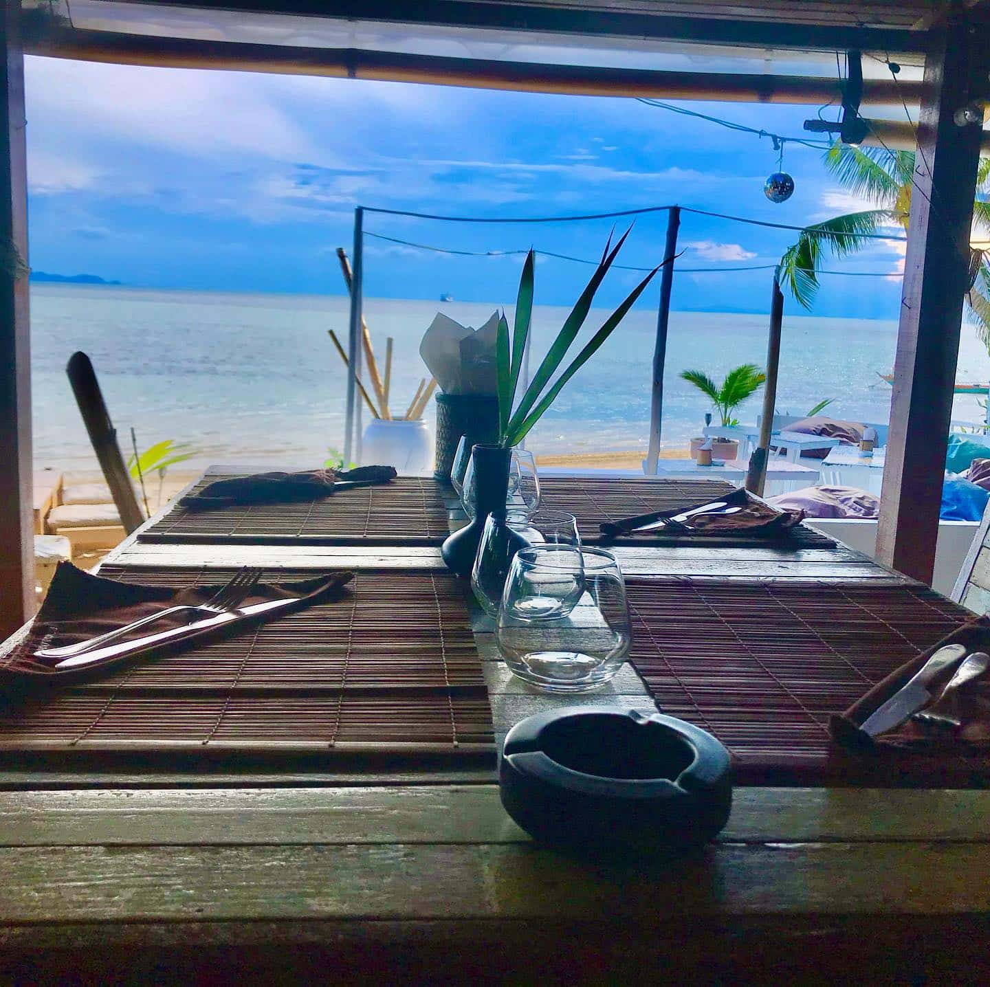 beach lounge koh phangan thailand