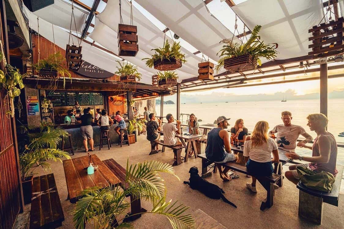 fishbowl beach bar thailand