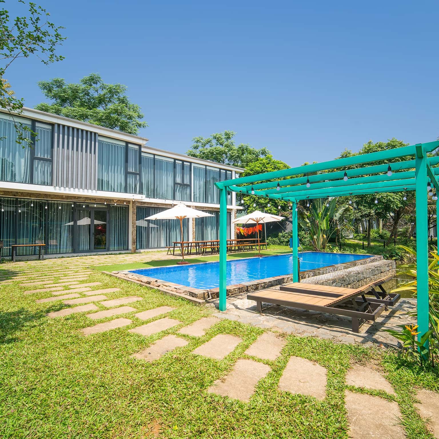 justfly villa 20  tan view bungalow villa homestay ba vi ha noi