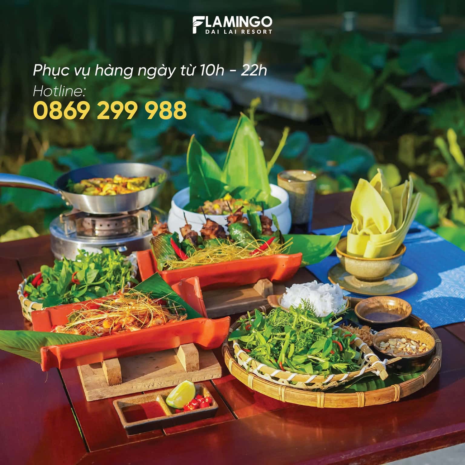 Nhà hàng Bamboo Wings Flamingo Đại Lải — ảnh 4