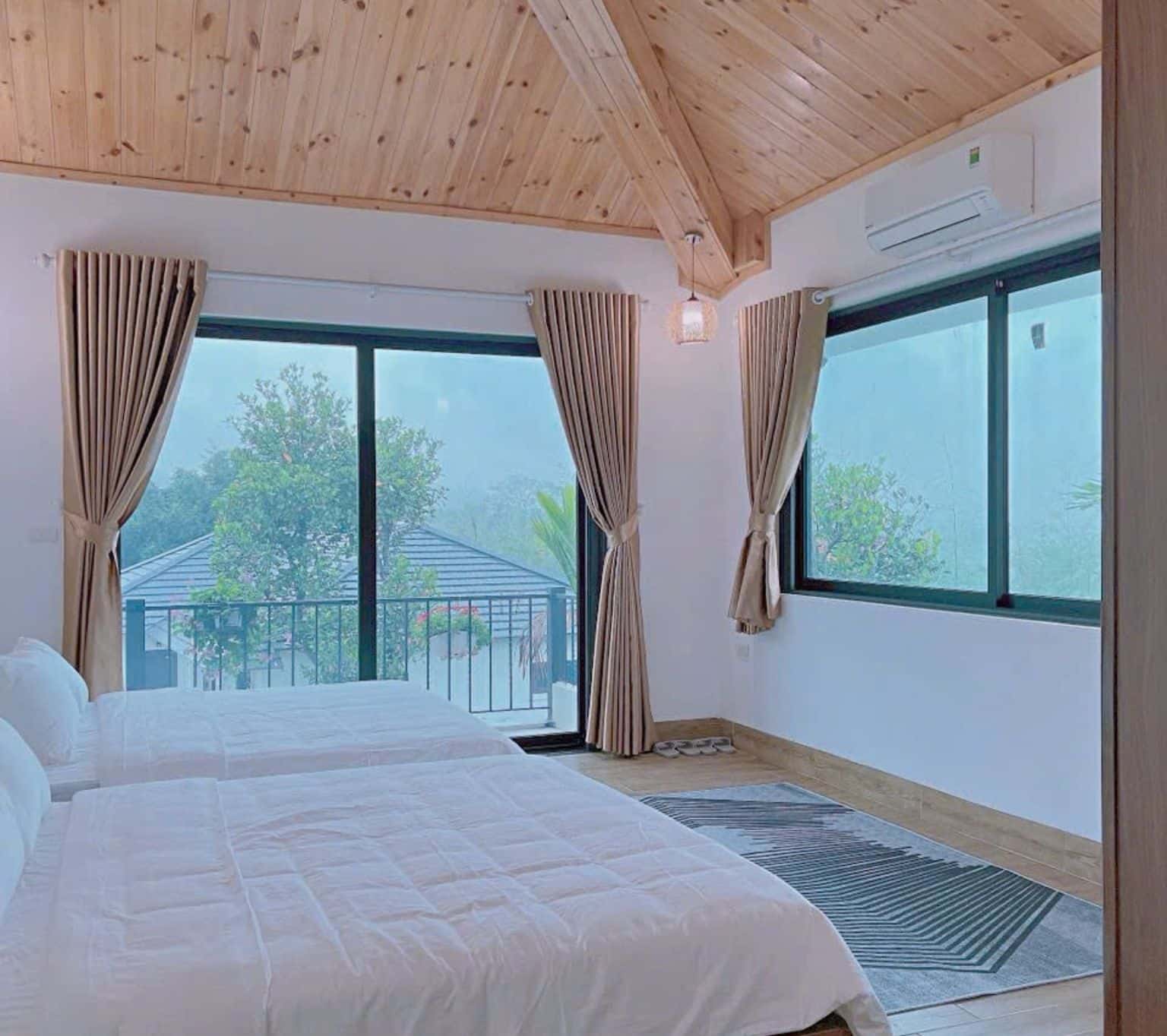 Phòng ngủ 5 tầng 2 view vườn