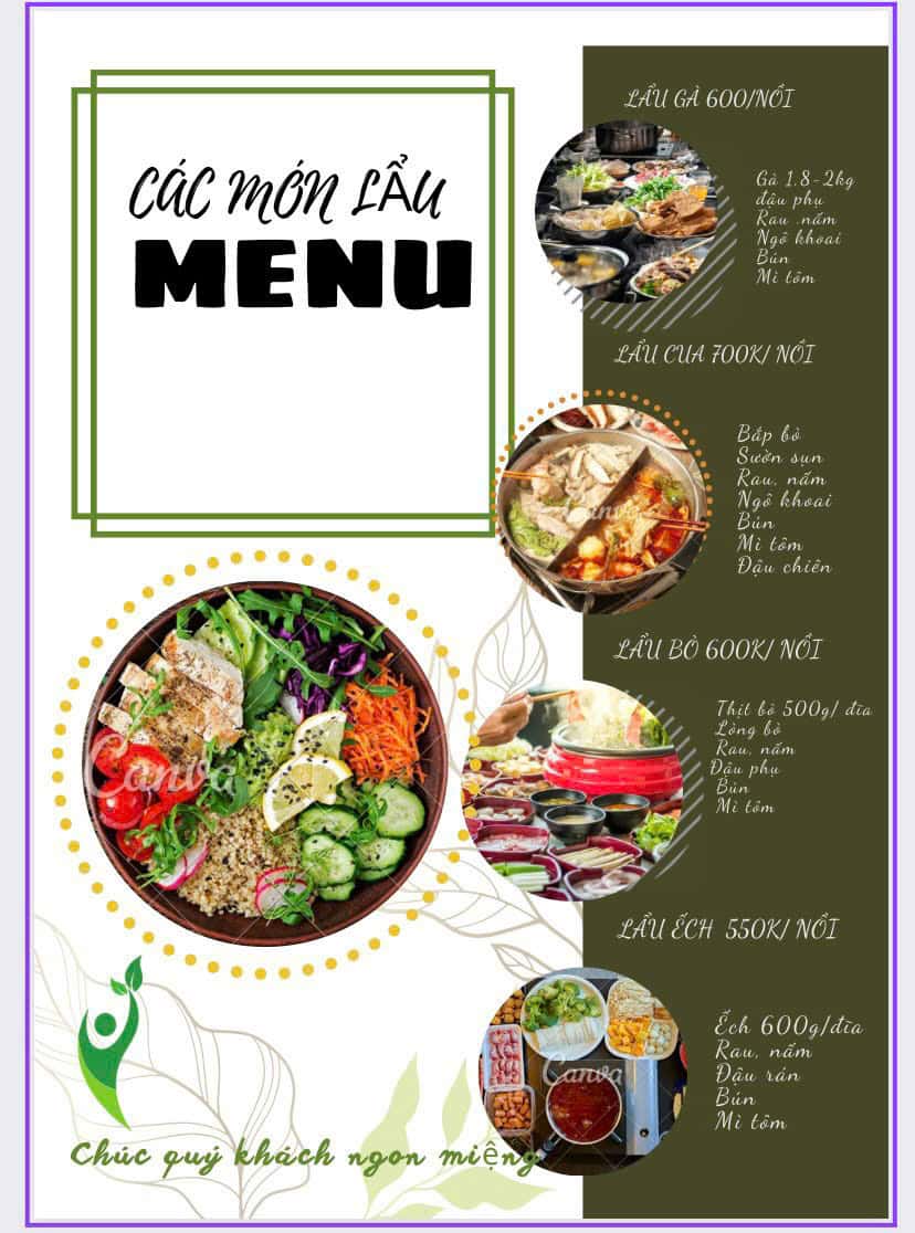 Menu lẩu