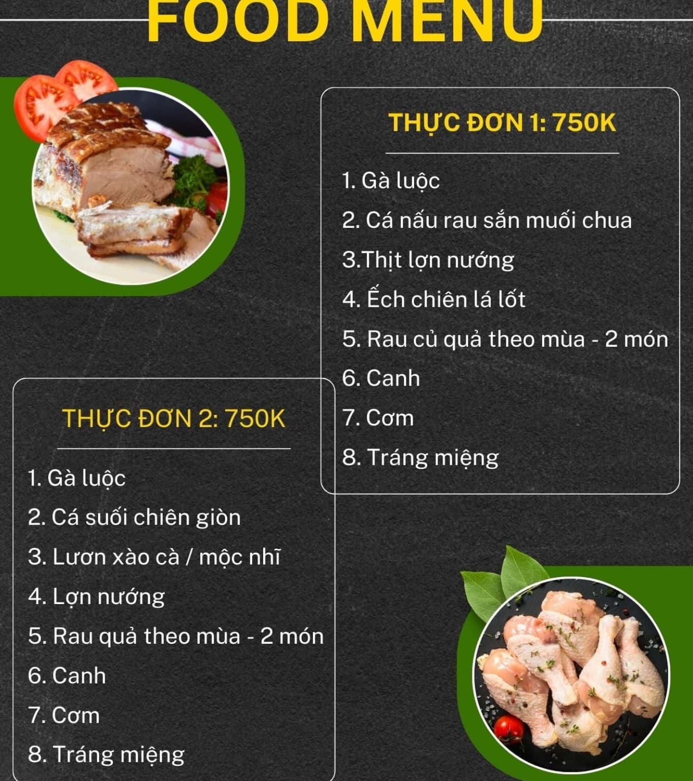 Menu set