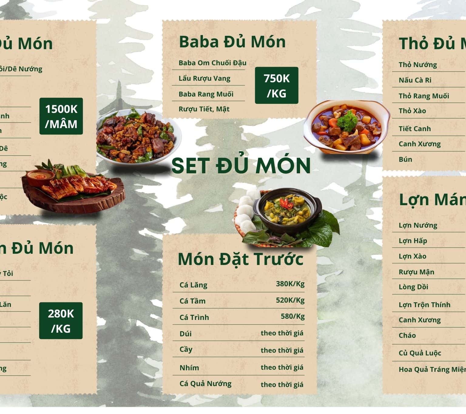 Menu set
