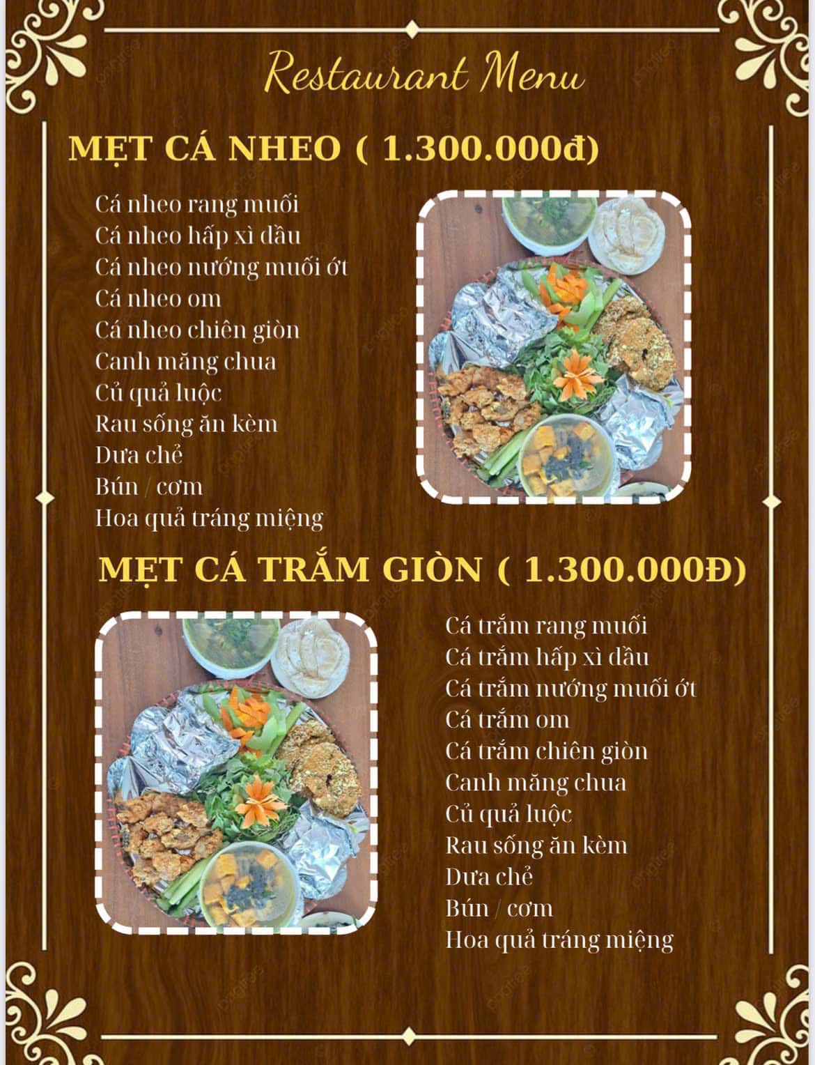 Menu set